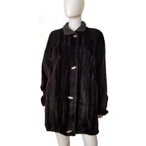 CASSINI FAUX FUR COAT